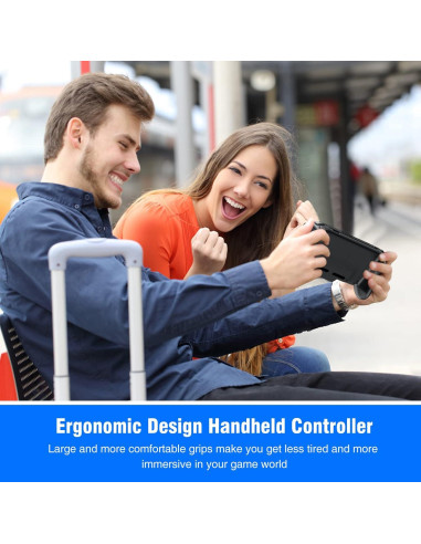 Controlador Switch SHENZHEN SAITAKE Rojo-Azul Ergonómico