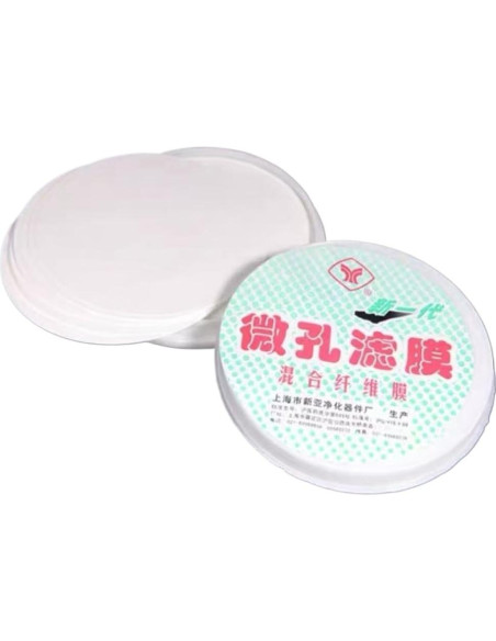 Filtro de Membrana de Nylon 25mm 0.22um 100 Pcs - Laboratorio