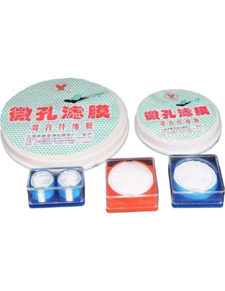 Filtro de Membrana de Nylon 25mm 0.22um 100 Pcs - Laboratorio