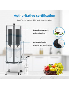 Filtros de Agua Virego para Berkey BB9-2 y PF-2 - Combo 4 Pzs 2