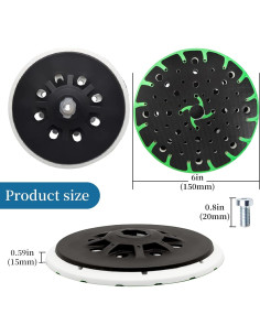 Almohadilla de Lijado Festool D150 15.24 cm Súper Suave 2