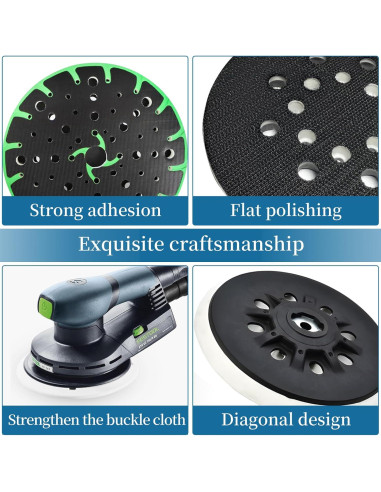 Almohadilla de Lijado Festool D150 15.24 cm Súper Suave