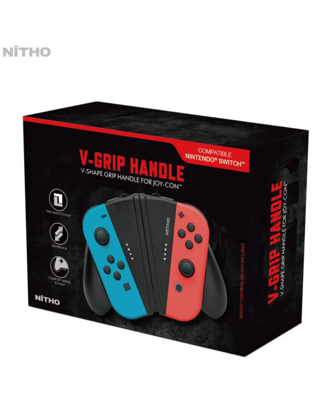 Mango Nitho V-Grip para Joy-Con de Switch, Diseño Ergonómico