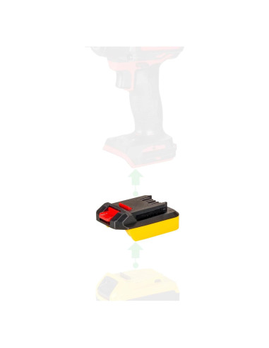 Adaptador Skil 20V a DeWalt 20V MAX - Sin carga, BMS