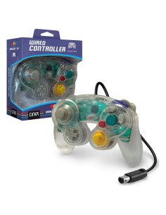 Controlador CirKa con cable para GameCube y Wii Transparente