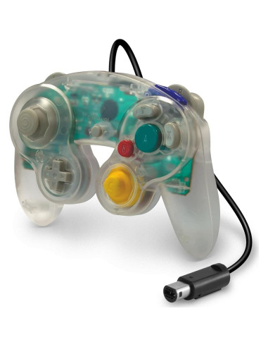 Controlador CirKa con cable para GameCube y Wii Transparente