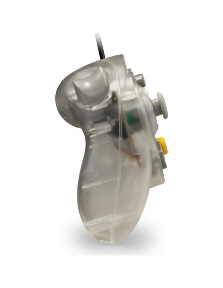 Controlador CirKa con cable para GameCube y Wii Transparente