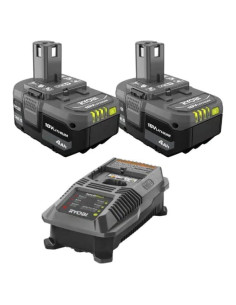 Baterías de Litio-Ion 18V 4.0Ah Ryobi + Cargador