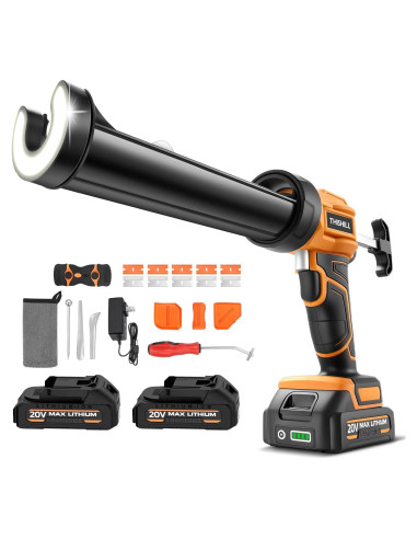 Pistola de Calafateo Eléctrica THIS HILL 300ml 20V 4 Velocidades