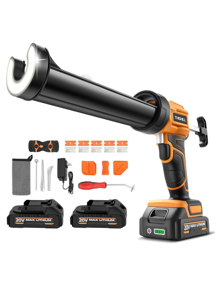 Pistola de Calafateo Eléctrica THIS HILL 300ml 20V 4 Velocidades