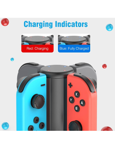 Base de Carga Joycon MARSDOCK para Nintendo Switch OLED