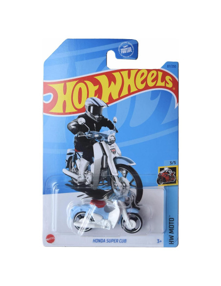 Hot Wheels Honda Super Cub 1:64 Mattel - Coleccionable