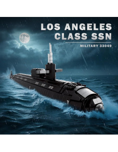 Reobrix Submarino Nuclear SSN Clase Los Ángeles 1:125 2750 PCS 2