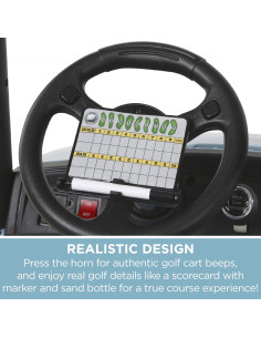 Carrito de Golf Eléctrico Dynacraft 24V para Niños 3-8 Años 2