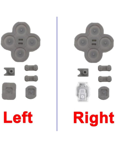 Almohadillas de Goma Conductiva MYPUQIAO para Joy-con Switch