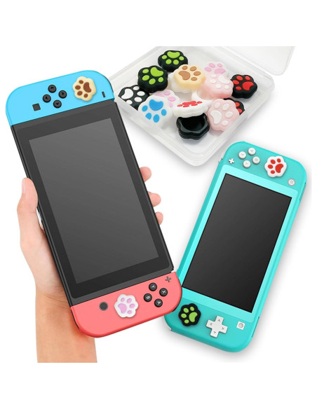 16 Tapas de Silicona Epstur para Joy-Con Nintendo Switch