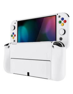 Funda Protectora PlayVital para Nintendo Switch OLED - Blanco