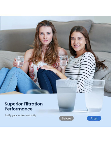 Filtro de Agua GLACIER FRESH para Máquina de Hielo 2 Unidades