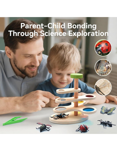 Kit de Explorador de Naturaleza Montessori con Visor de Insectos