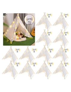 12 Tiendas Teepee Windyun con Luces LED para Niños