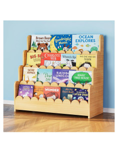 Estantería Montessori SpaceAid 4 Niveles 75.2 cm Natural