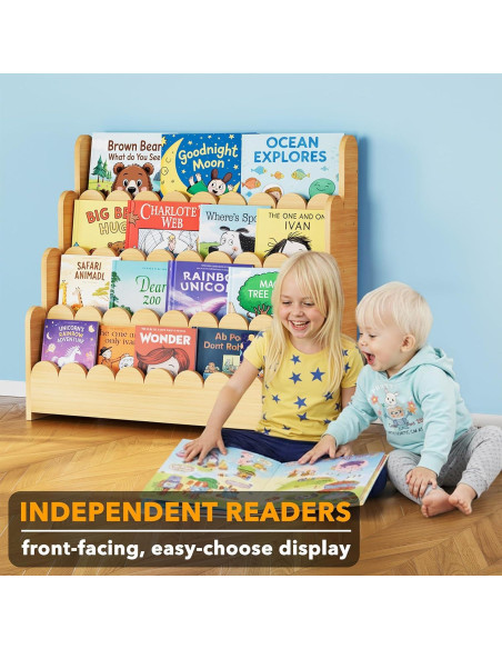 Estantería Montessori SpaceAid 4 Niveles 75.2 cm Natural