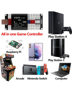 Controlador Arcade SJ@JX para PS4, PC y Nintendo Switch 2