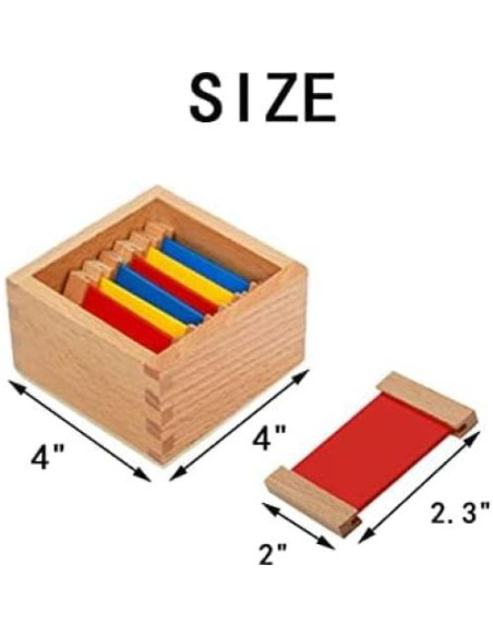 Juguetes Montessori para Bebés 18 Meses - 3 Años Colorido