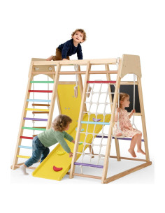 Gimnasio Interior 10 en 1 TODEFULL para Niños Arcoíris