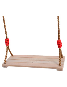 Asiento de columpio de madera LZ.MZXU para niños 40.64x15.24cm