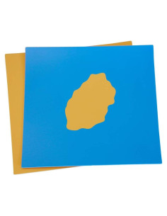 Tarjetas de Formas de Tierra Montessori Outlet - 10 unidades