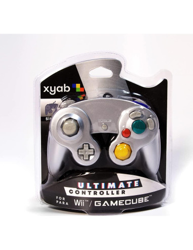 Controlador Joystick XYAB para Nintendo GameCube - Plata