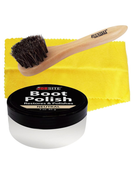 Crema de Pulido Neutro JobSite 85g con Cepillo y Paño