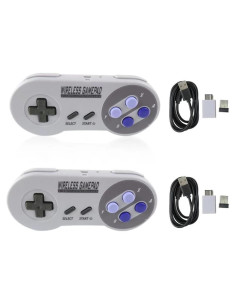 Controlador Inalámbrico Gxcdizx para Mini SNES/NES USB
