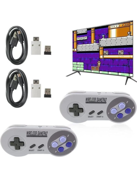 Controlador Inalámbrico Gxcdizx para Mini SNES/NES USB