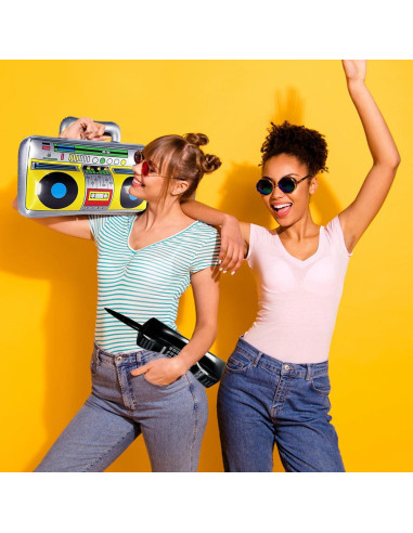 Juego de Juguetes Inflables 12 Piezas Rock Star Pynqdfu