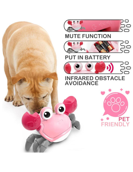 Juguete Cangrejo Pbooo para Bebés 3-6 Meses con Música