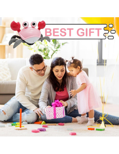 Juguete Cangrejo Pbooo para Bebés 3-6 Meses con Música