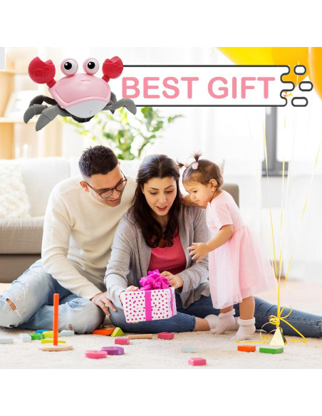 Juguete Cangrejo Pbooo para Bebés 3-6 Meses con Música