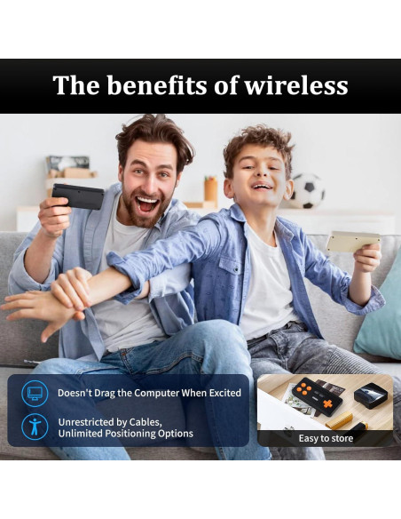 Controlador Inalámbrico BFTDjanus 2 Pack para Juegos Retro