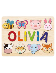 Rompecabezas de Nombre Personalizado SCZQOVR 28x22 cm