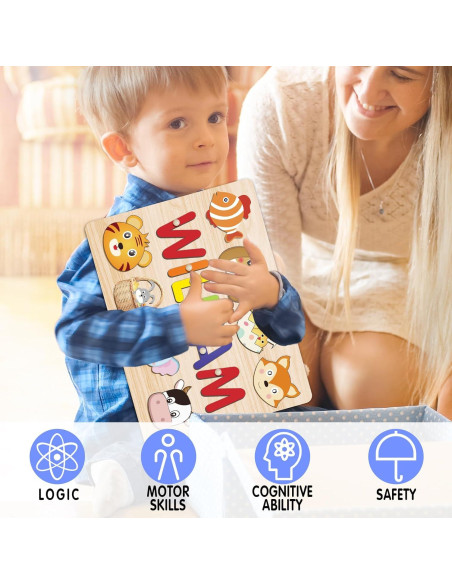 Rompecabezas de Nombre Personalizado SCZQOVR 28x22 cm