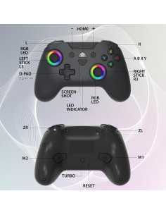 Controlador Inalámbrico Subsonic para Switch - Negro 2