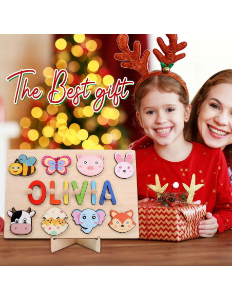 Rompecabezas de Nombre Personalizado SCZQOVR 28x22 cm