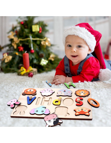 Rompecabezas de Nombre Personalizado SCZQOVR 28x22 cm