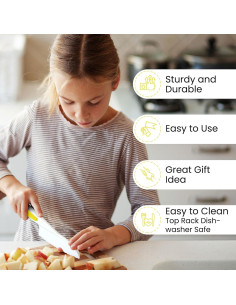 Set de Cuchillos para Niños Zulay - 3 Piezas Seguros y Divertidos 2