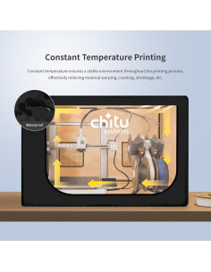 Cubierta Protectora para Impresora 3D Bambu Lab A1 Combo 840x570x570mm 2