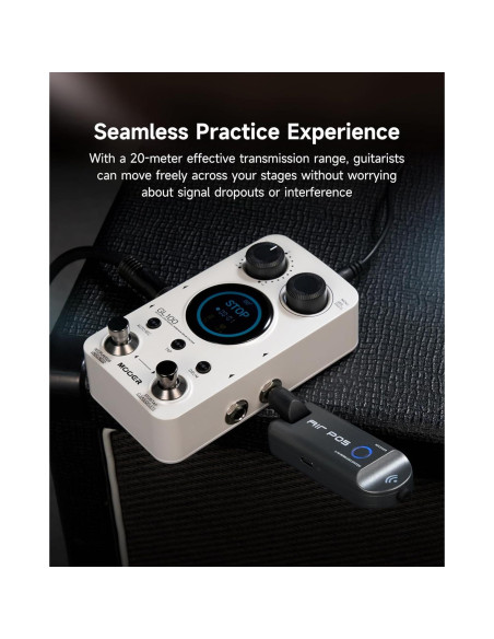 MOOER Air P05 Sistema Inalámbrico para Guitarra y Bajo