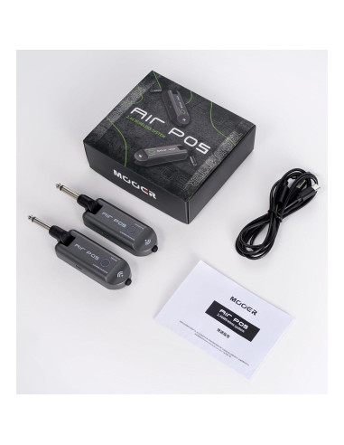 MOOER Air P05 Sistema Inalámbrico para Guitarra y Bajo