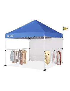 Carpa Plegable CROWN SHADES 3x3m Azul con Kit Comercial